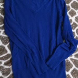 Royal blue sweater